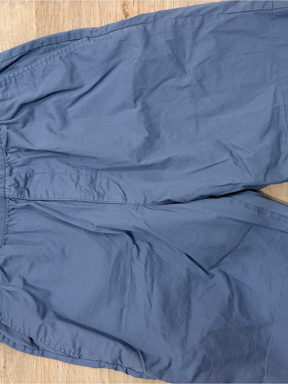 Uniqlo Light Blue Elastic-Waist Casual Shorts